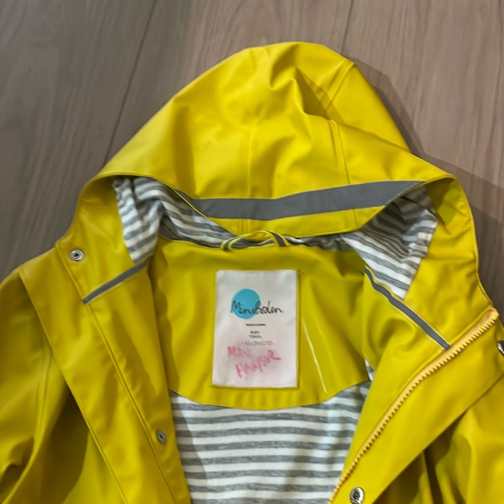 Mini Boden boys raincoat - Picture 3 of 5